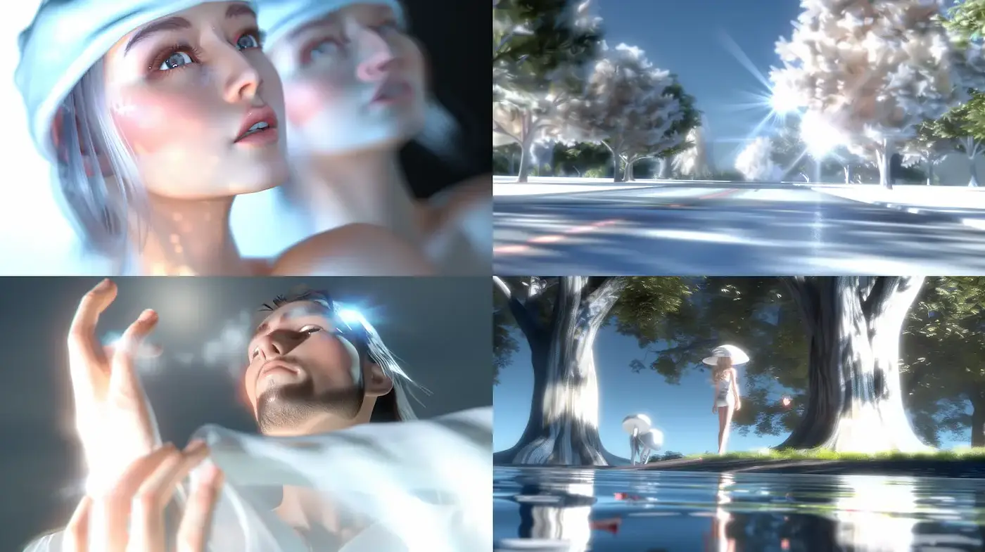 Serene and Ethereal Aesthetic with Digital Realism - Midjourney sref style