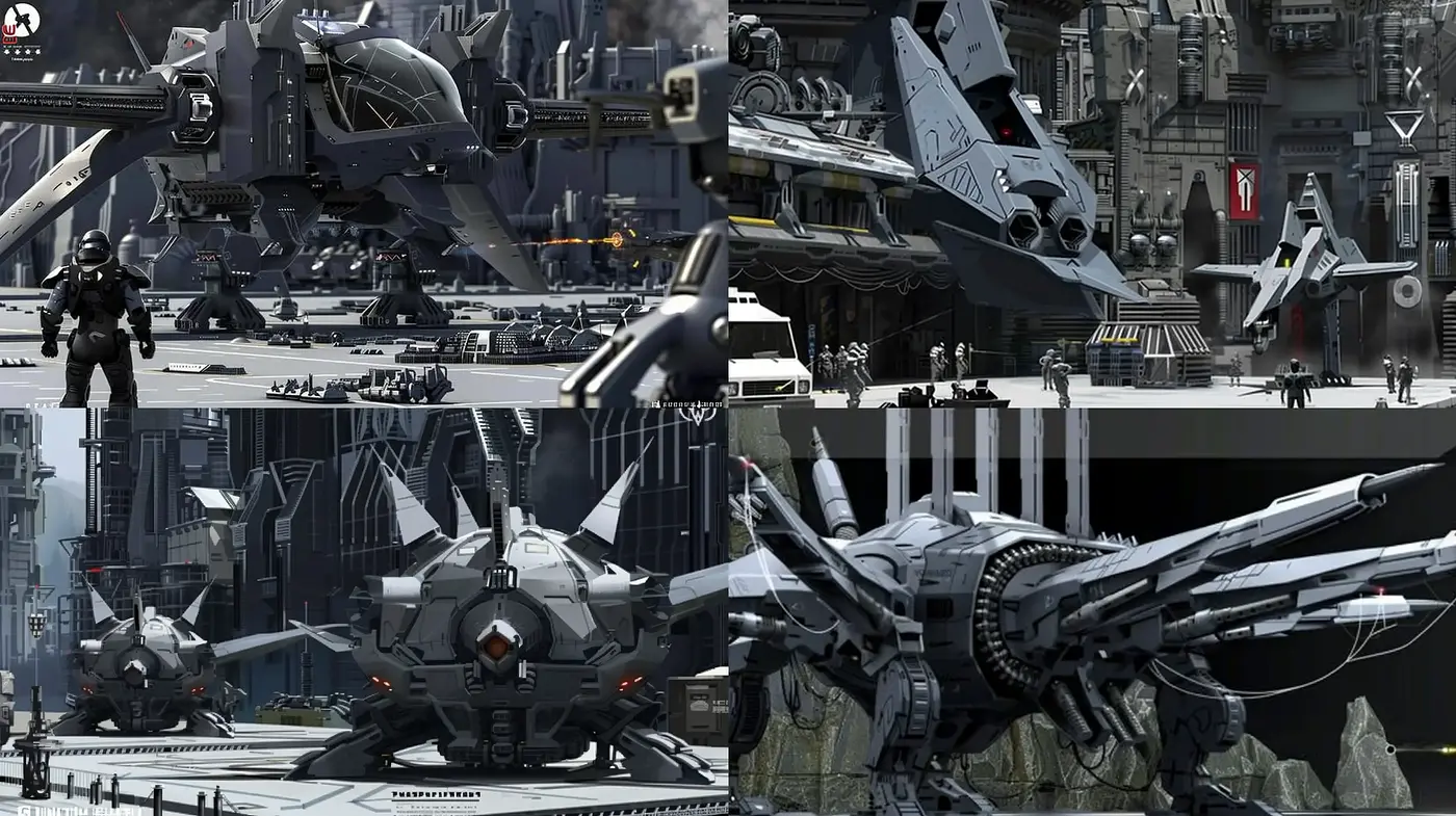 Futuristic Mechanized Dominion: A Cohesive Visual Symphony of Advanced Sci-Fi Technology - Midjourney sref style