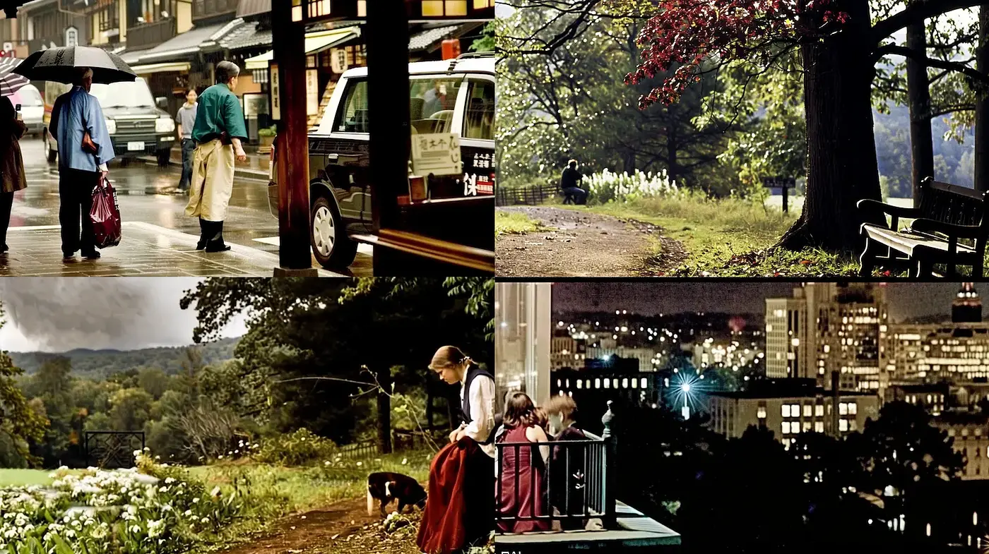 Cinematic Sophistication with a Nostalgic Urban Touch - Midjourney sref style