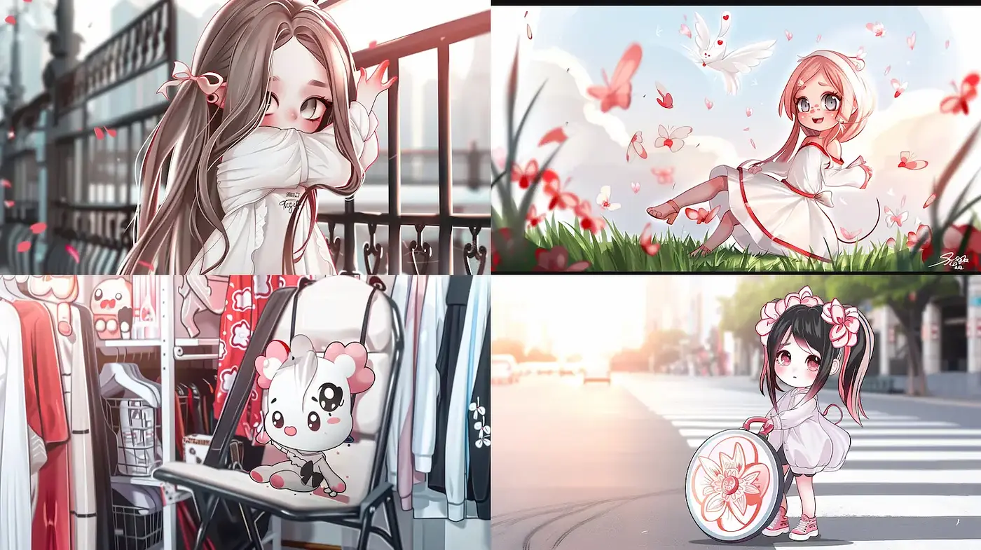 Charming and Playful Aesthetic with a Touch of Nostalgia and Softness - Midjourney sref style