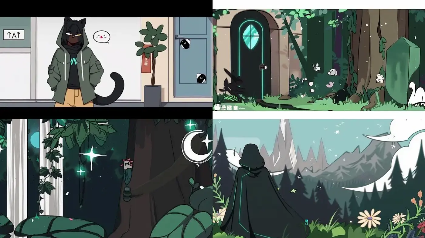 Whimsical and Playful Illustrations with a Modern Fantasy Touch - Midjourney sref style