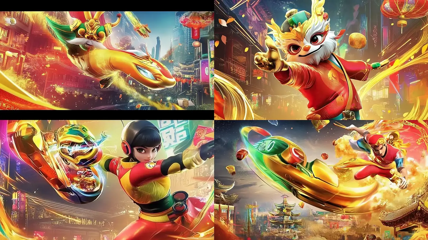 Dynamic Digital Fusion with East Asian Aesthetics and Sci-Fi Elements - Midjourney sref style