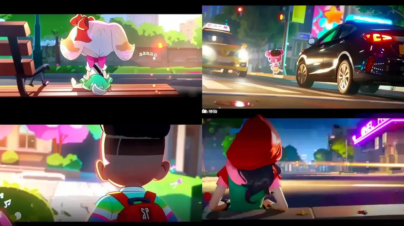 Vibrant and Playful Urban Cartoon Aesthetic with a Touch of Whimsy - Midjourney sref style