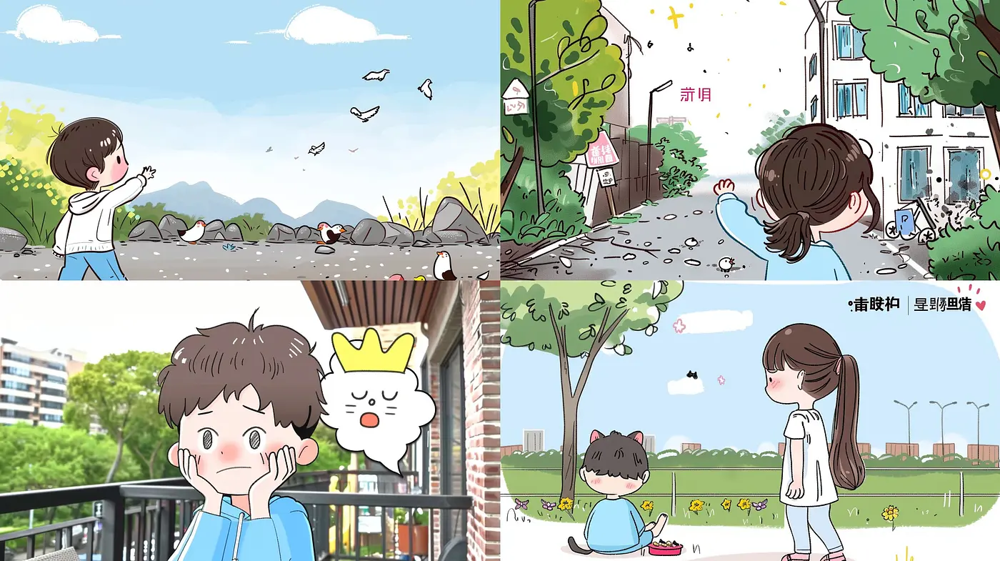 Whimsical Serenity: A Harmonious Fusion of Pastel Hues and Dreamy Illustrations - Midjourney sref style