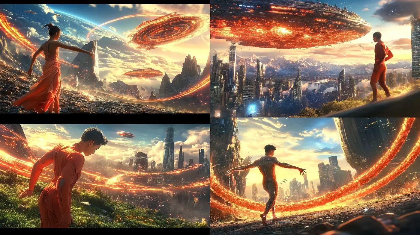 Ethereal Cosmic Radiance in a Hyper-Realistic Future - Midjourney sref style