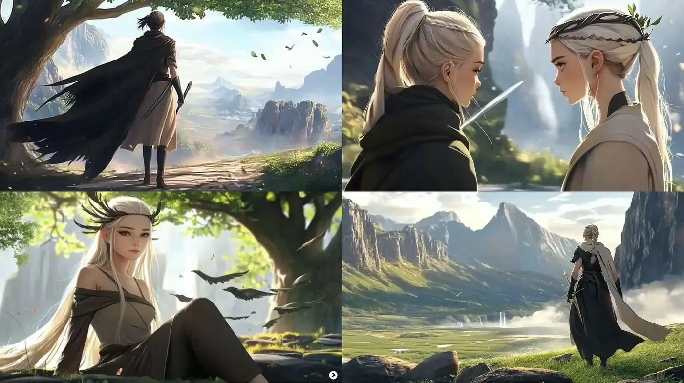 Ethereal Naturalism: A Fusion of Fantasy Art with the Majesty of Natural Landscapes - Midjourney sref style