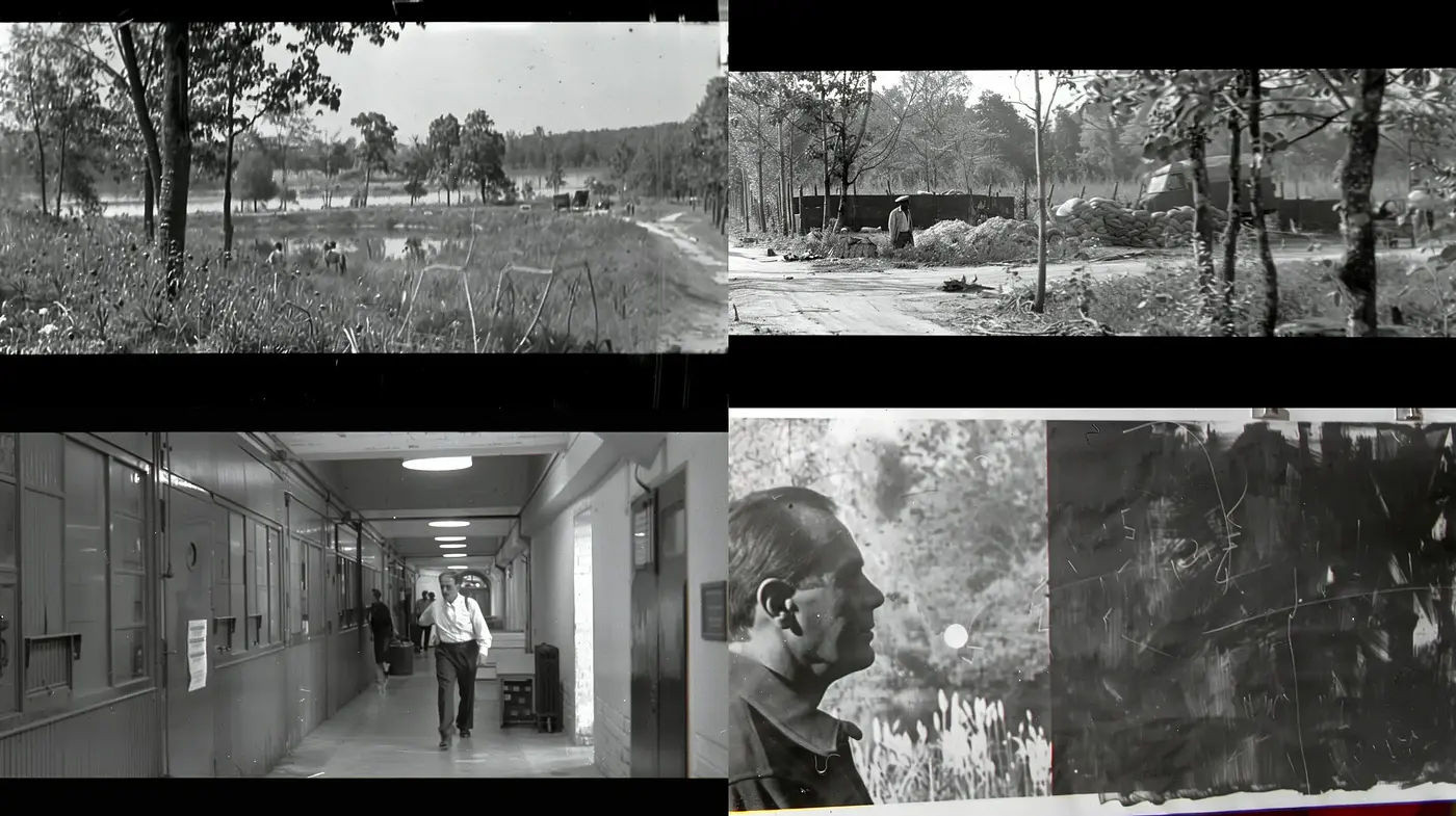 Monochromatic Echoes of Serenity and Timelessness - Midjourney sref style