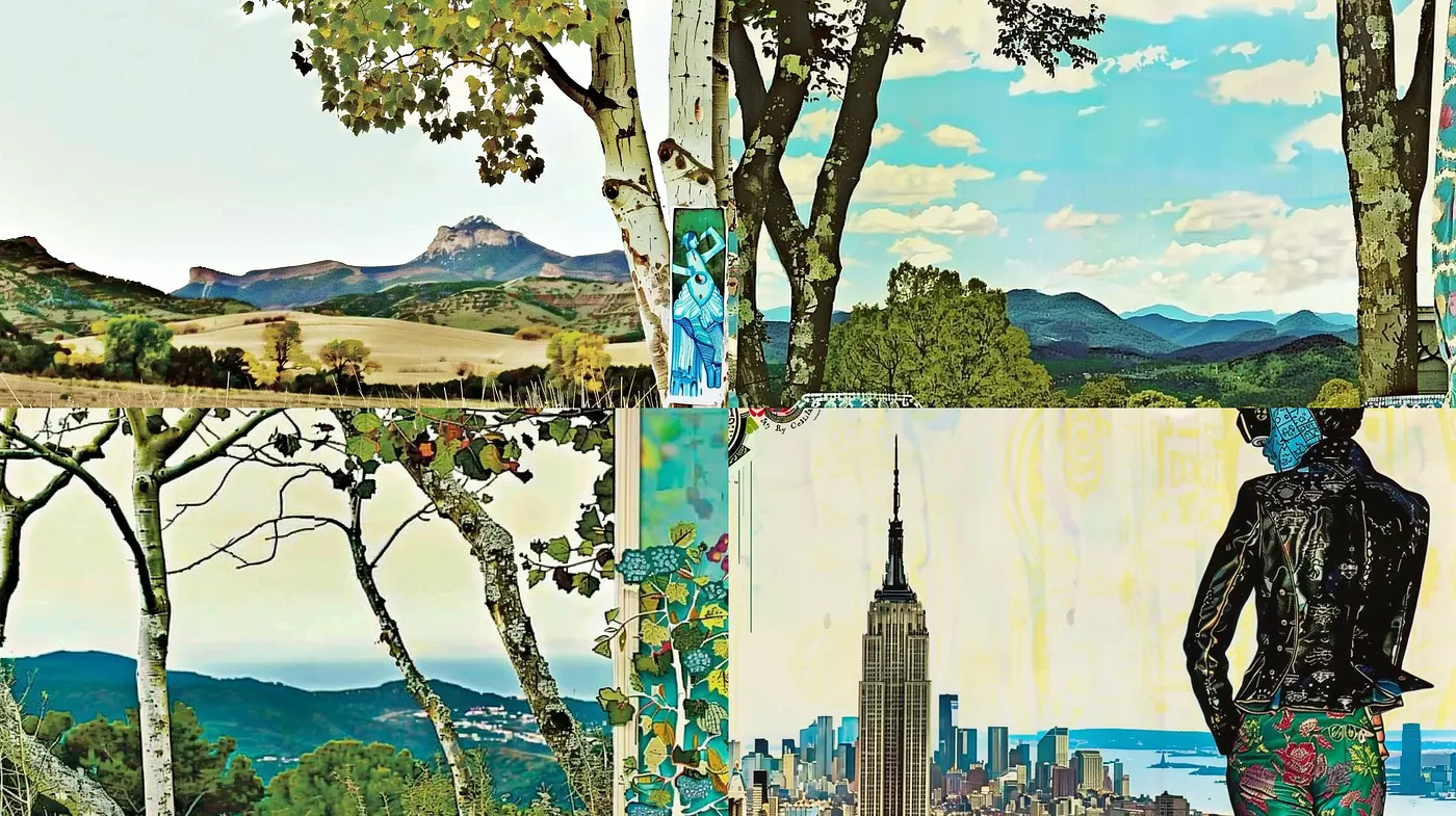 Stylized Scenic Depictions with a Refined Graphic Novel Aesthetic - Midjourney sref style