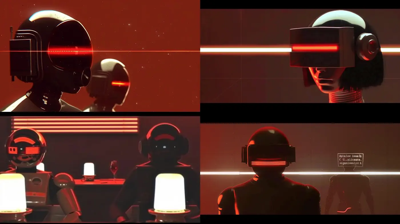Futuristic Neon Glare: A Synthwave-Inspired Visual Echo - Midjourney sref style