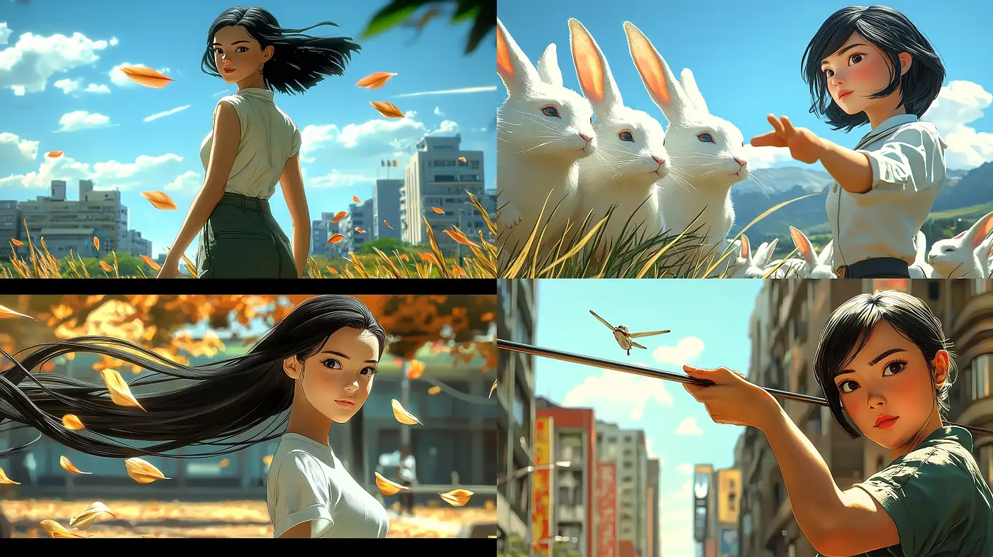 Luminous Contemporary Anime-Inspired Scenes with Pastel Overtones - Midjourney sref style
