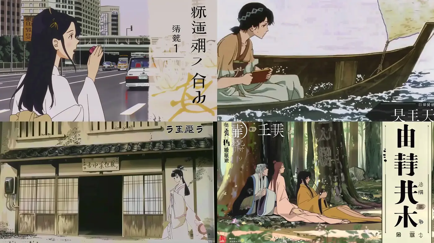 Harmony of Pastel Serenity: A Homage to Traditional Anime Aesthetics - Midjourney sref style