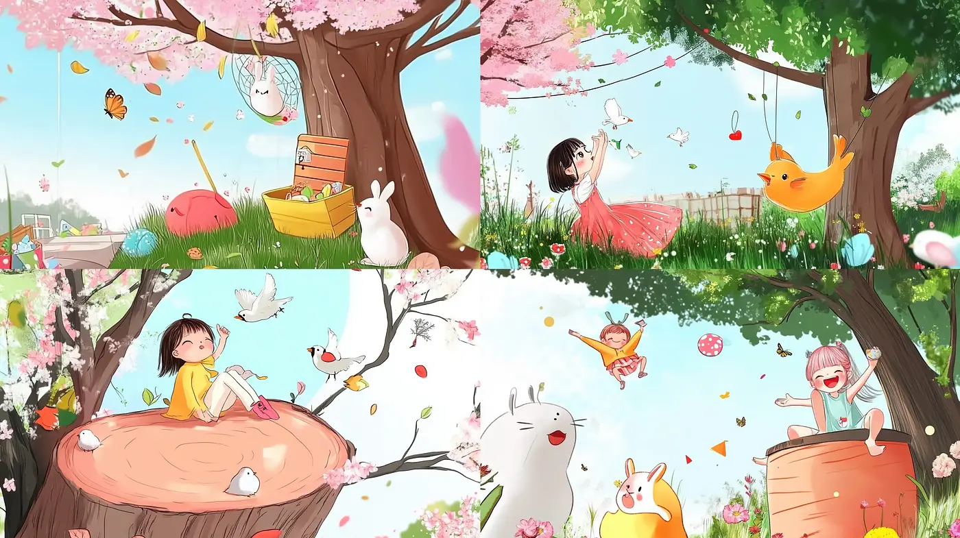 Enchanted Whimsy in Pastel Dreamscapes - Midjourney sref style