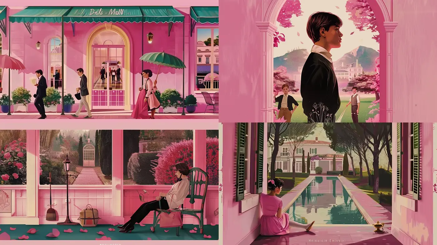 Elegantly Stylized Nostalgic Visions with a Romantic Palette - Midjourney sref style