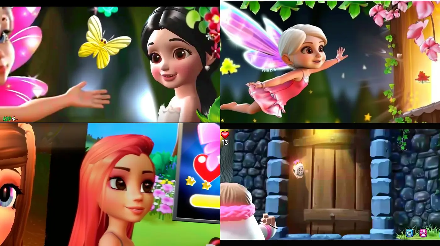 Enchanted Whimsical Landscapes and Characters in Vivid 3D Animation Style - Midjourney sref style