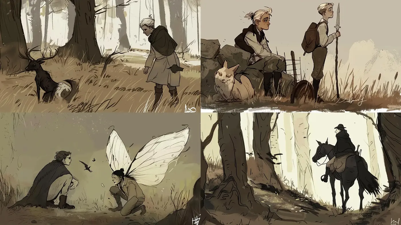 Muted Tones and Enigmatic Storylines: A Homage to Vintage Illustration - Midjourney sref style