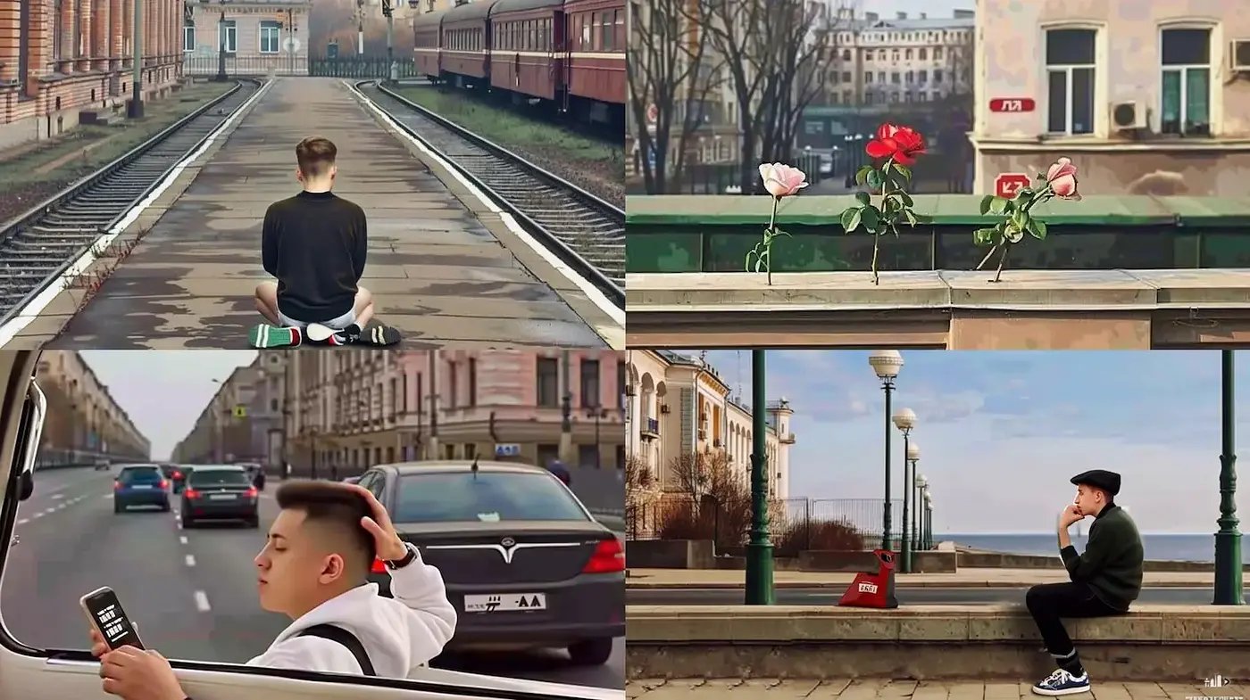 Contemporary Urban Aesthetic with Subtle Nostalgia and Reflective Mood - Midjourney sref style