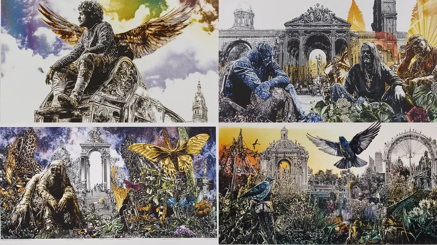 Ethereal Dreamscapes and Mythical Tableaus - Midjourney sref style