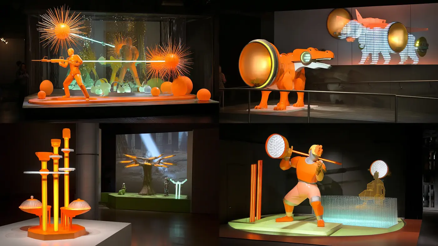 Futuristic Displays with Playful Elegance and Bold Minimalism - Midjourney sref style