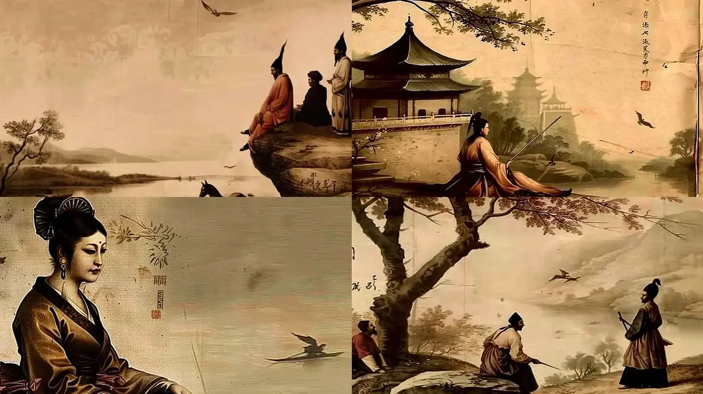 Elegant Harmony of Traditional East Asian Aesthetics - Midjourney sref style