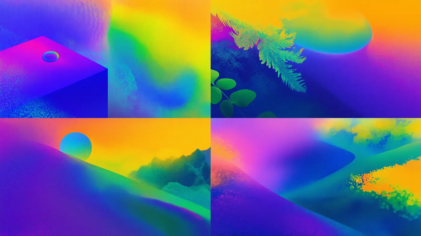 Ethereal Dreamscape Synthesis with Surreal Hues and Textural Depth - Midjourney sref style