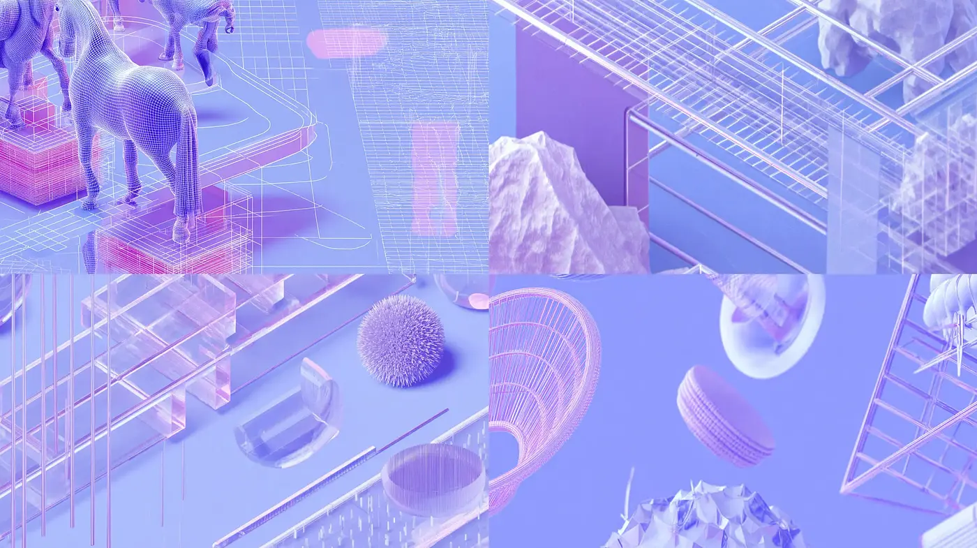Futuristic Minimalism with Playful Elements - Midjourney sref style