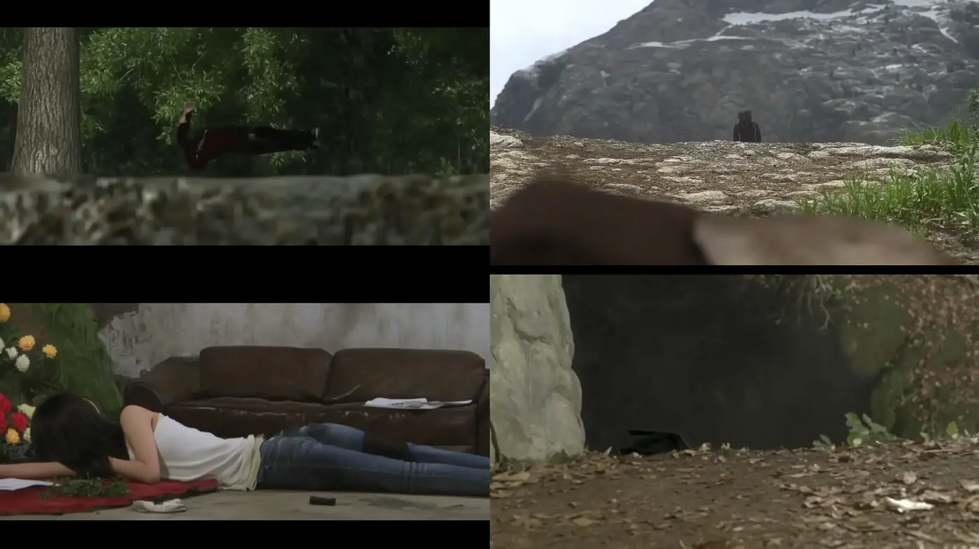 Cinematic Essence of Solitude in Nature and Urban Desolation - Midjourney sref style