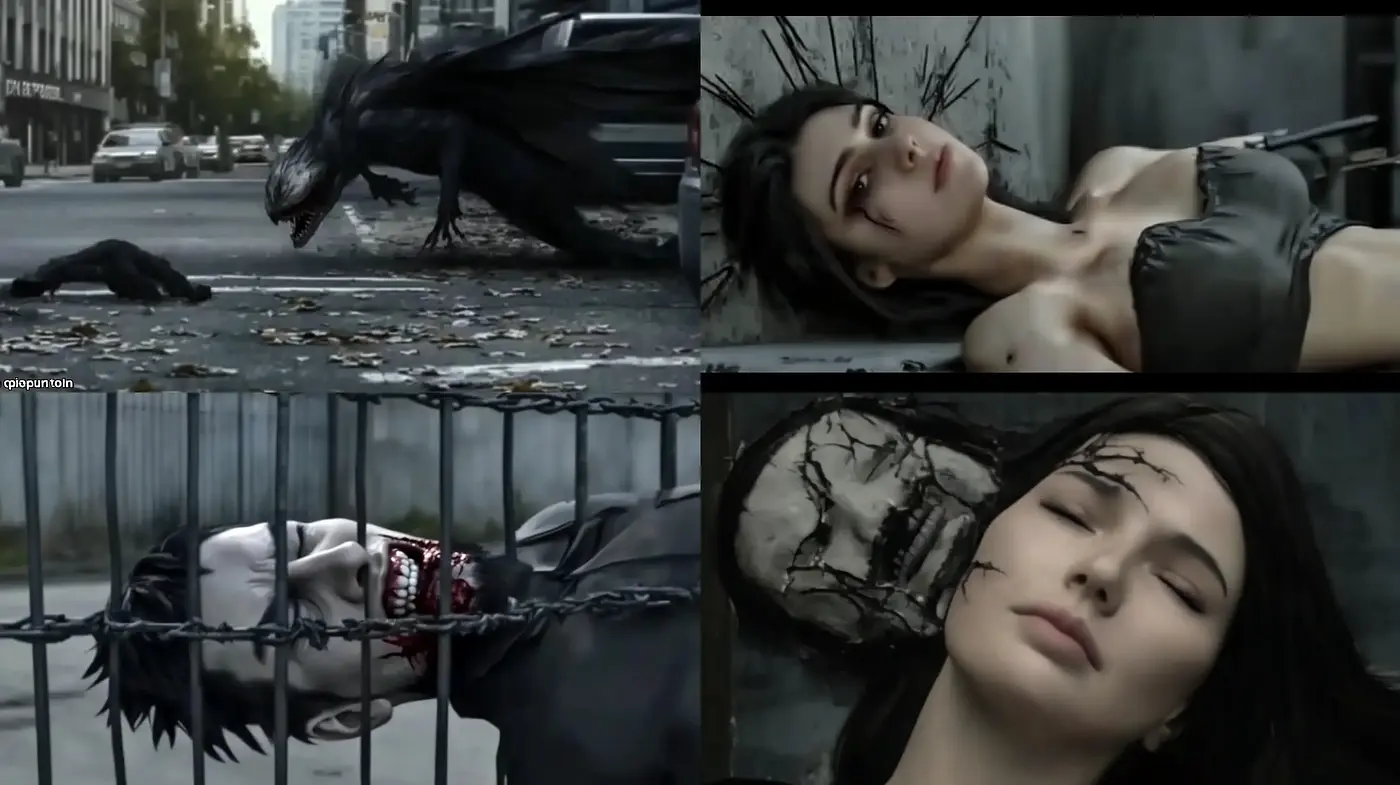Gloomy Elegance within Urban Decay: A Meld of Photorealism and Surrealism - Midjourney sref style
