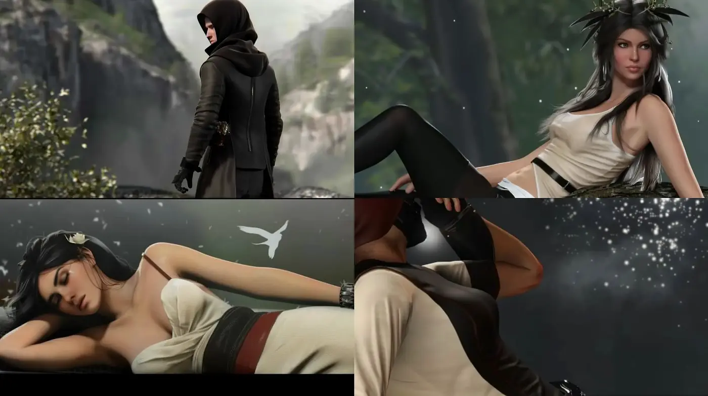 Ethereal Elegance in Digital Realism - Midjourney sref style