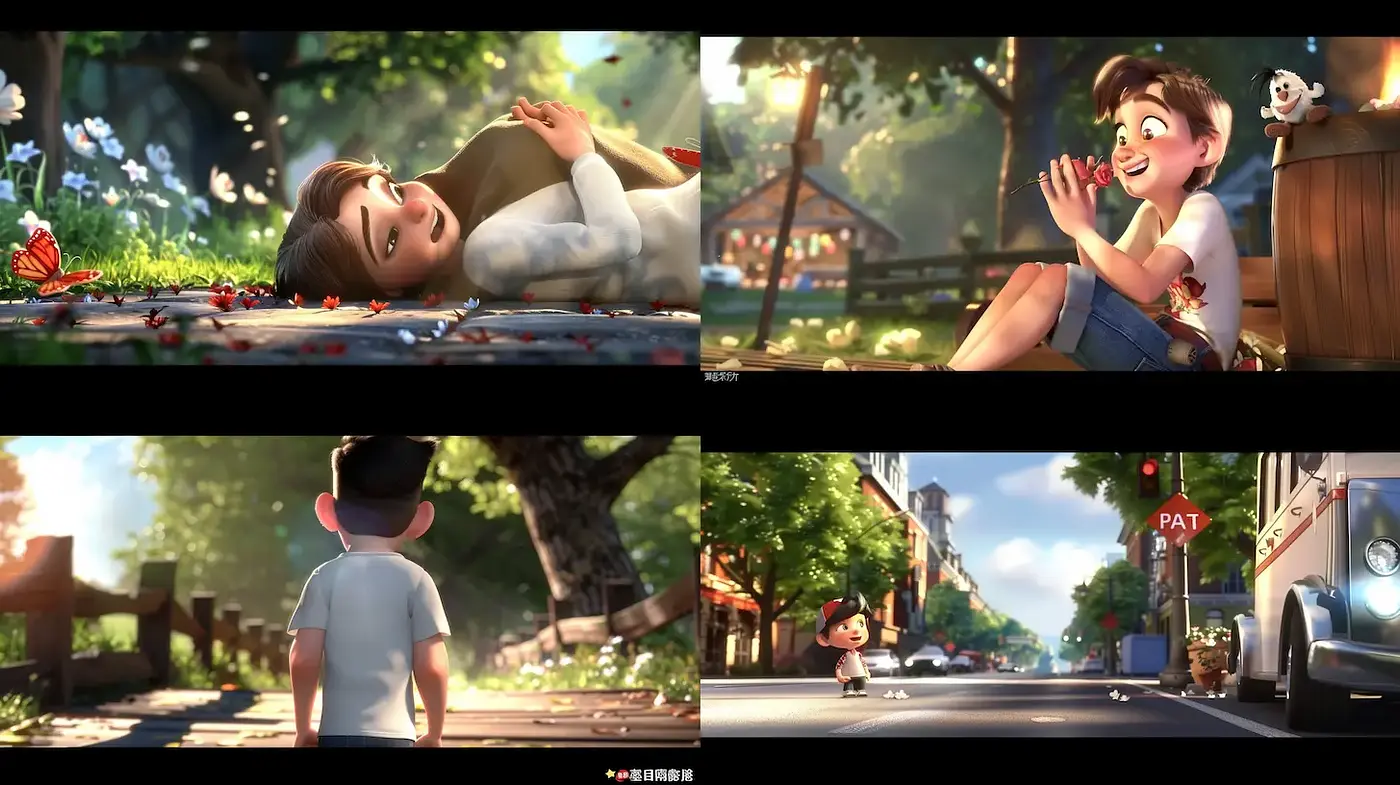 Charming Whimsical Animation Style with Vibrant Nature Elements - Midjourney sref style