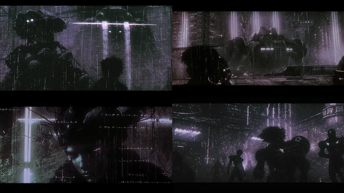 Futuristic Cyberpunk Noir with Textured Depth - Midjourney sref style