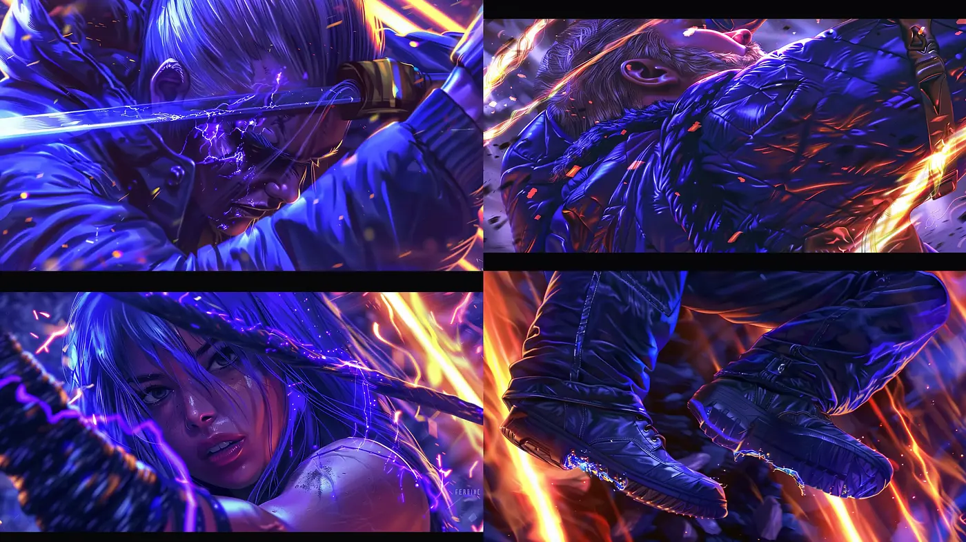 Dynamic Luminescent Energy within a Hyper-Realistic Spectacle - Midjourney sref style