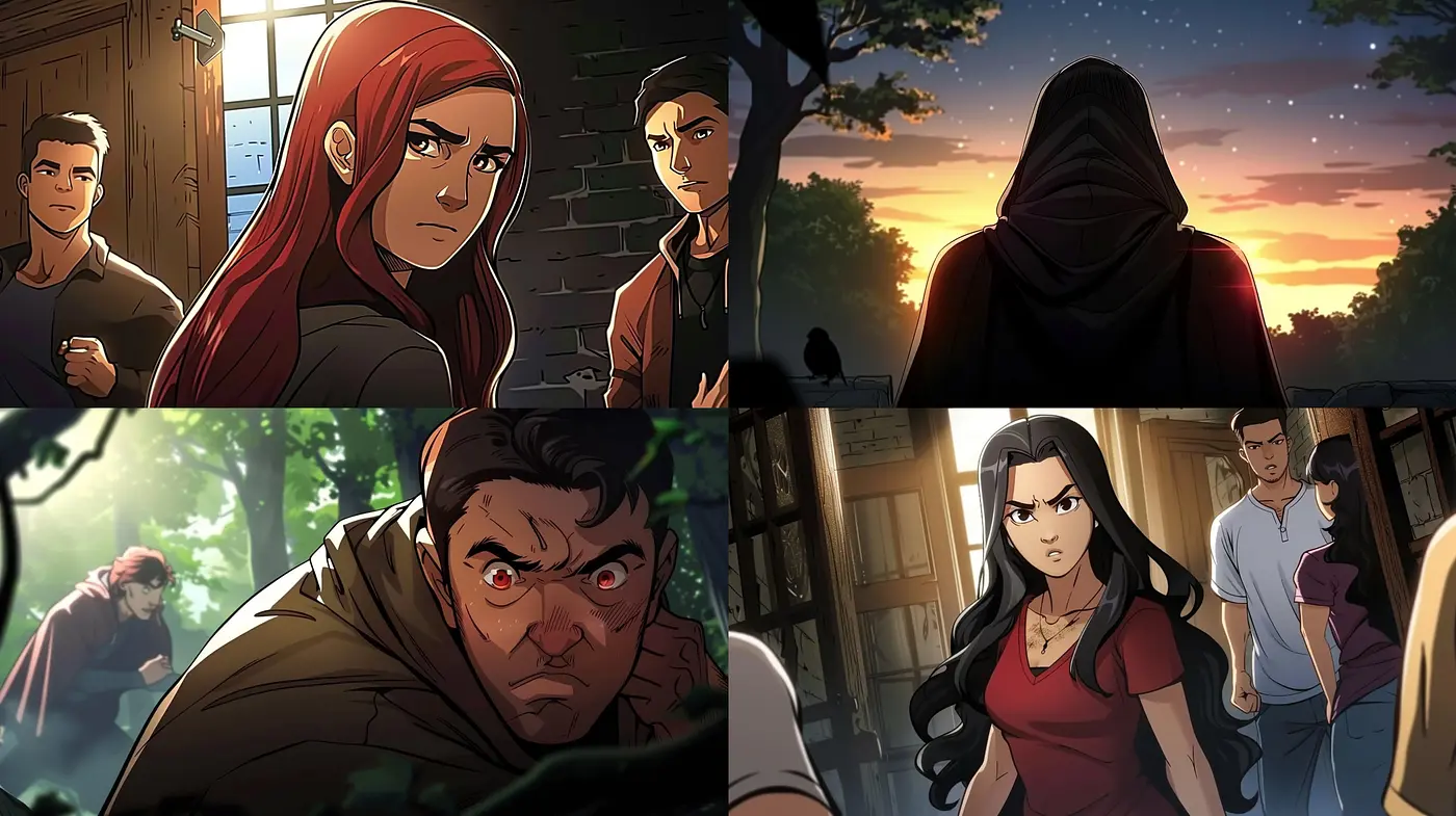 Consistent Chromatic Narrative in Stylized Illustrative Scenes - Midjourney sref style