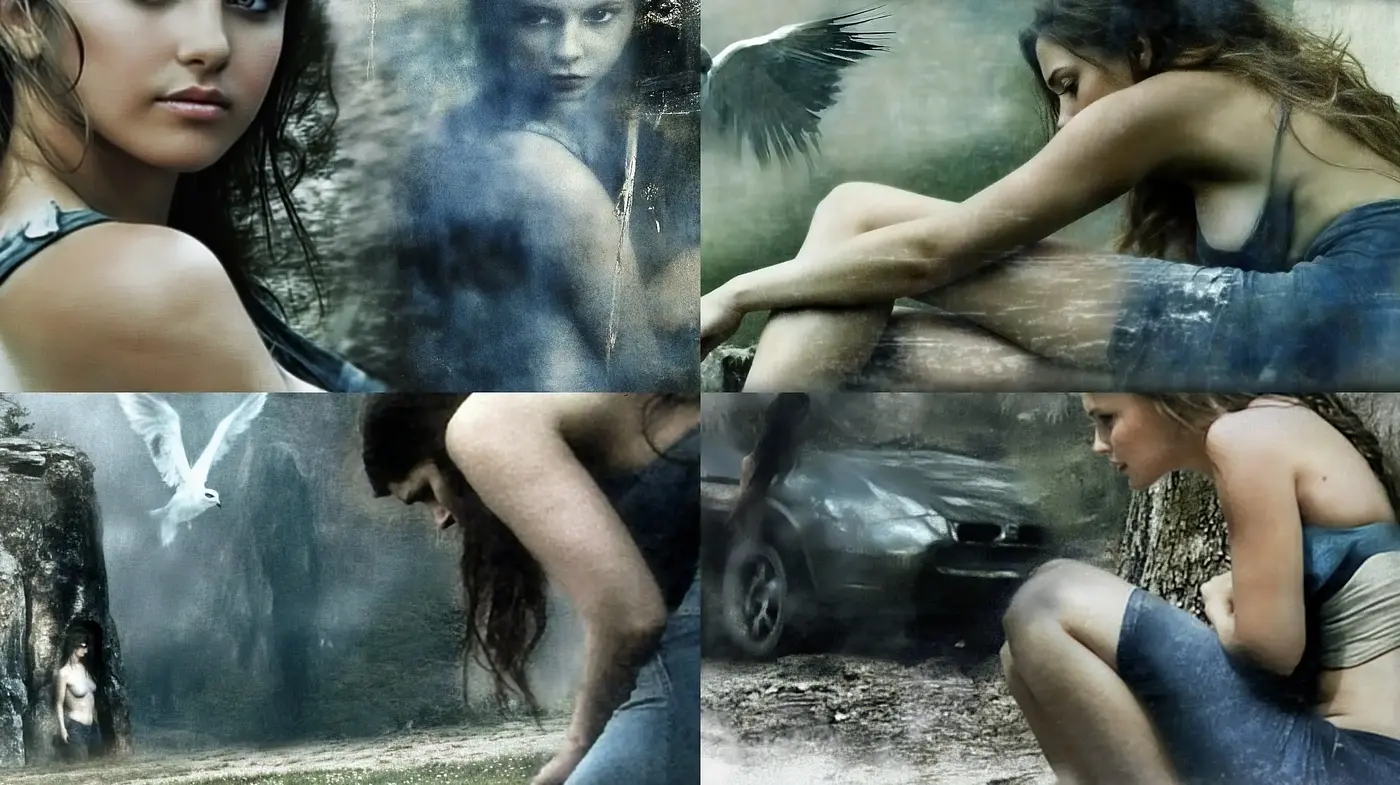 Ethereal Dreamscape Portraiture with Surreal Overtones - Midjourney sref style