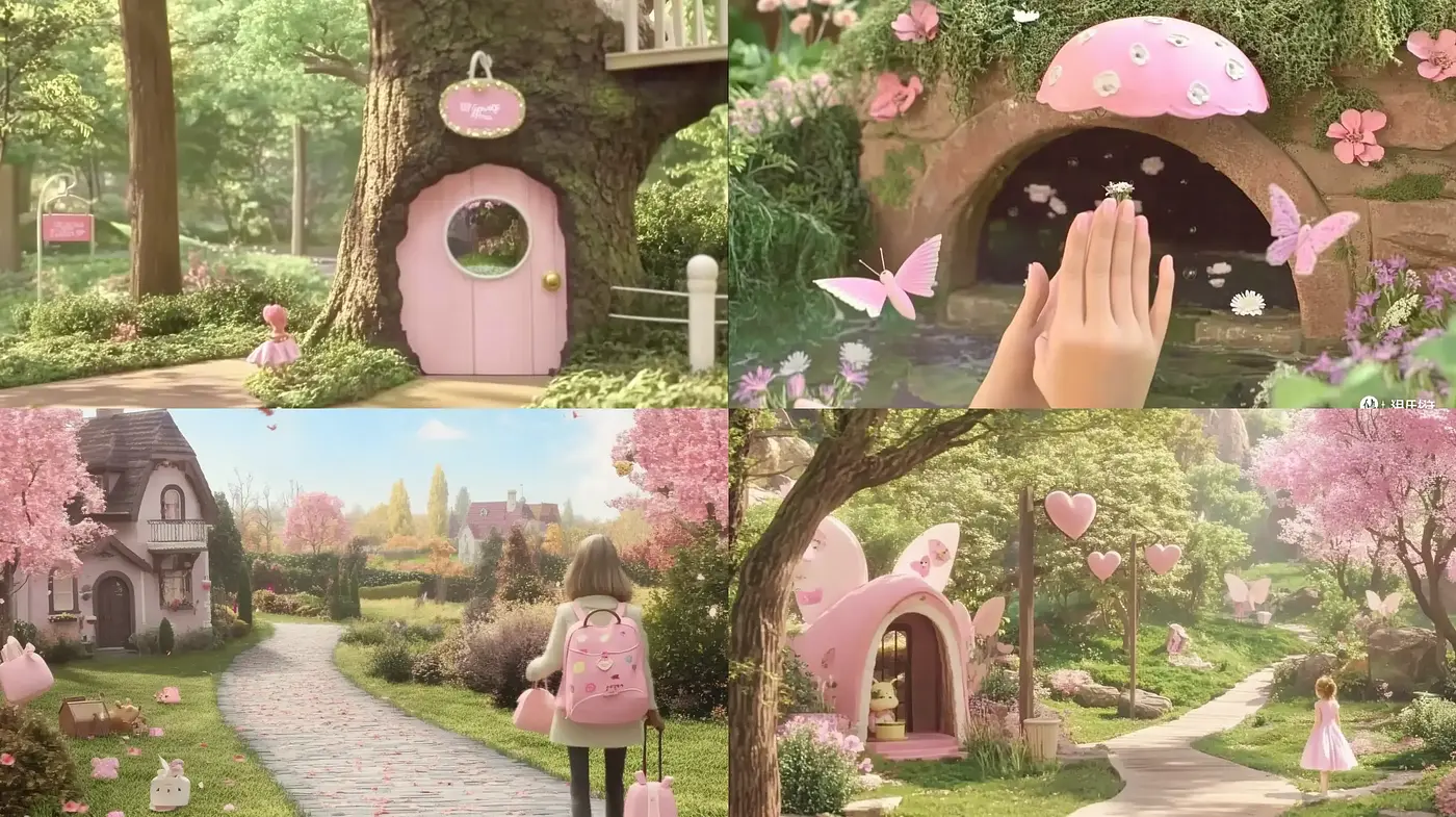 Whimsical Bloom – A Serene Pastel Journey Imbued with a Dreamy Essence - Midjourney sref style