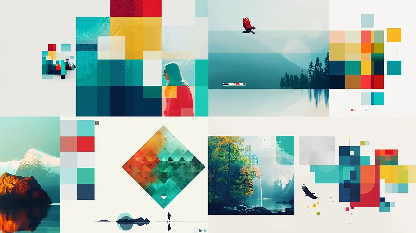 Geometric Tranquility: A Harmonious Blend of Cubism and Contemporary Minimalism - Midjourney sref style