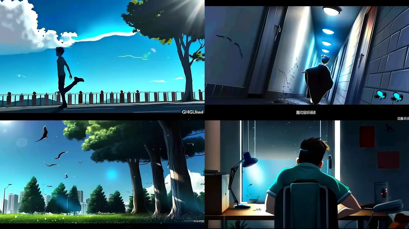 Luminous Serenity in Contemporary Digital Anime Style - Midjourney sref style
