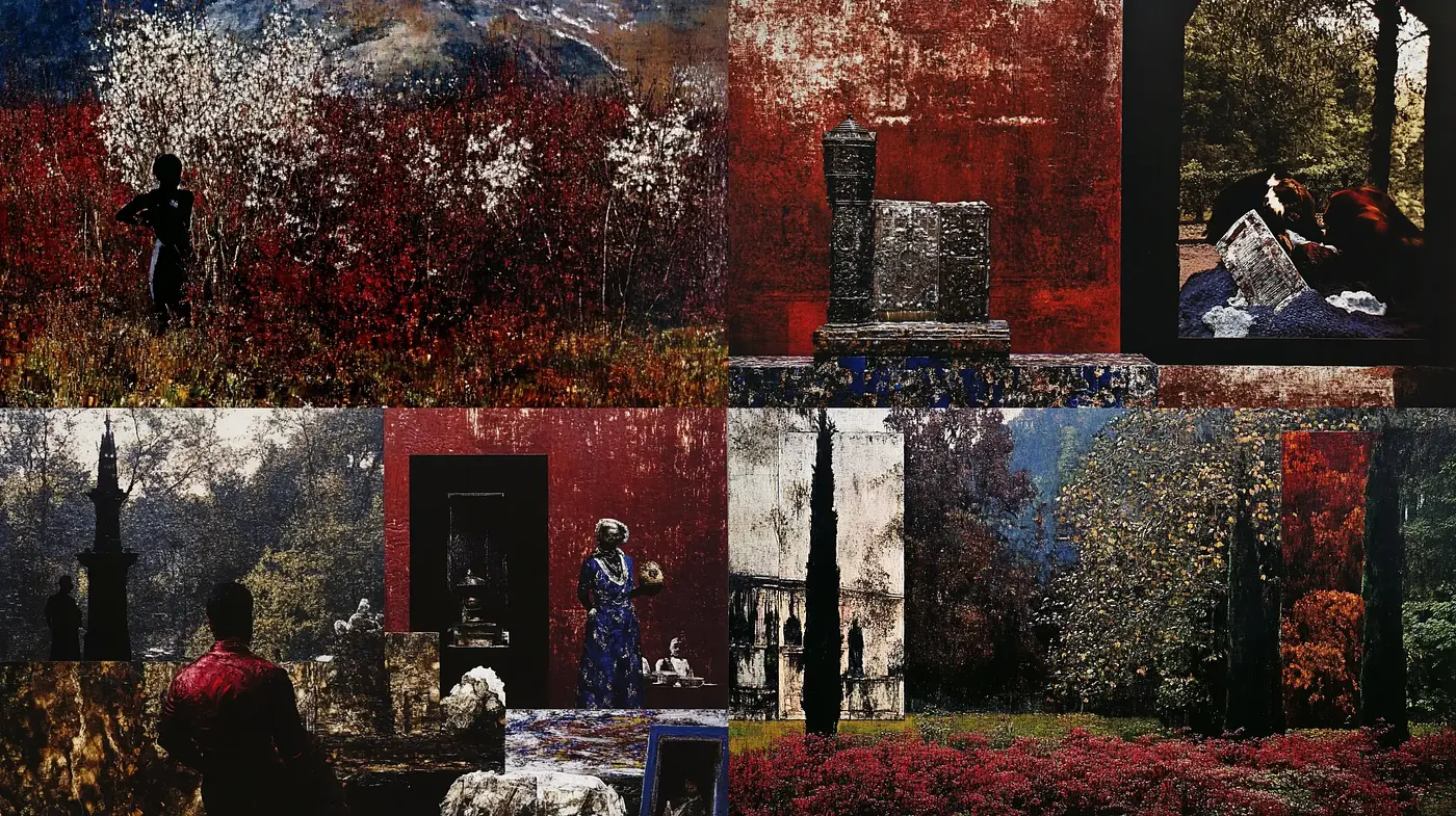 Rustic Textural Mystique: A Study in Rich Tones and Aged Finishes - Midjourney sref style