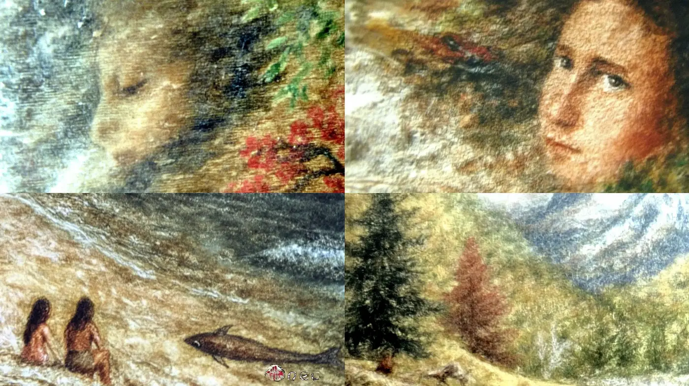 Ethereal Brushwork: A Tapestry of Textured Emotions - Midjourney sref style