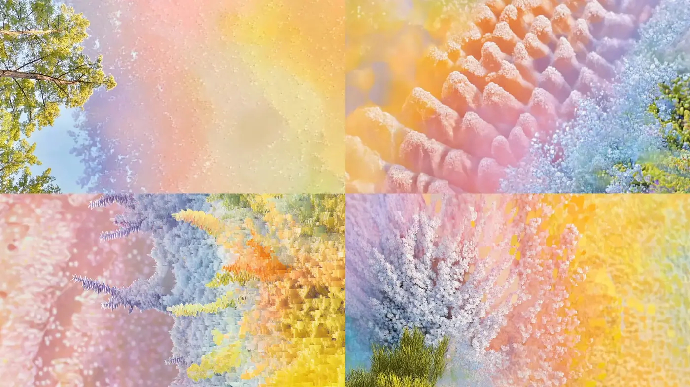 Impressionist Dreamscapes with Ethereal Textures and Color Gradient Fusion - Midjourney sref style