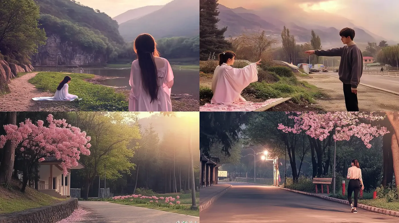 Serene and Ethereal Landscapes with Subtle Storytelling - Midjourney sref style