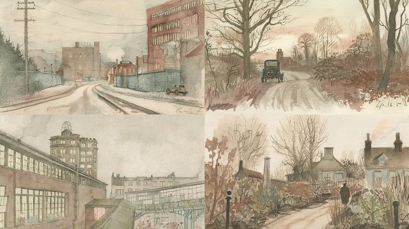 Ethereal Echoes of Bygone Eras in Sepia Tones - Midjourney sref style