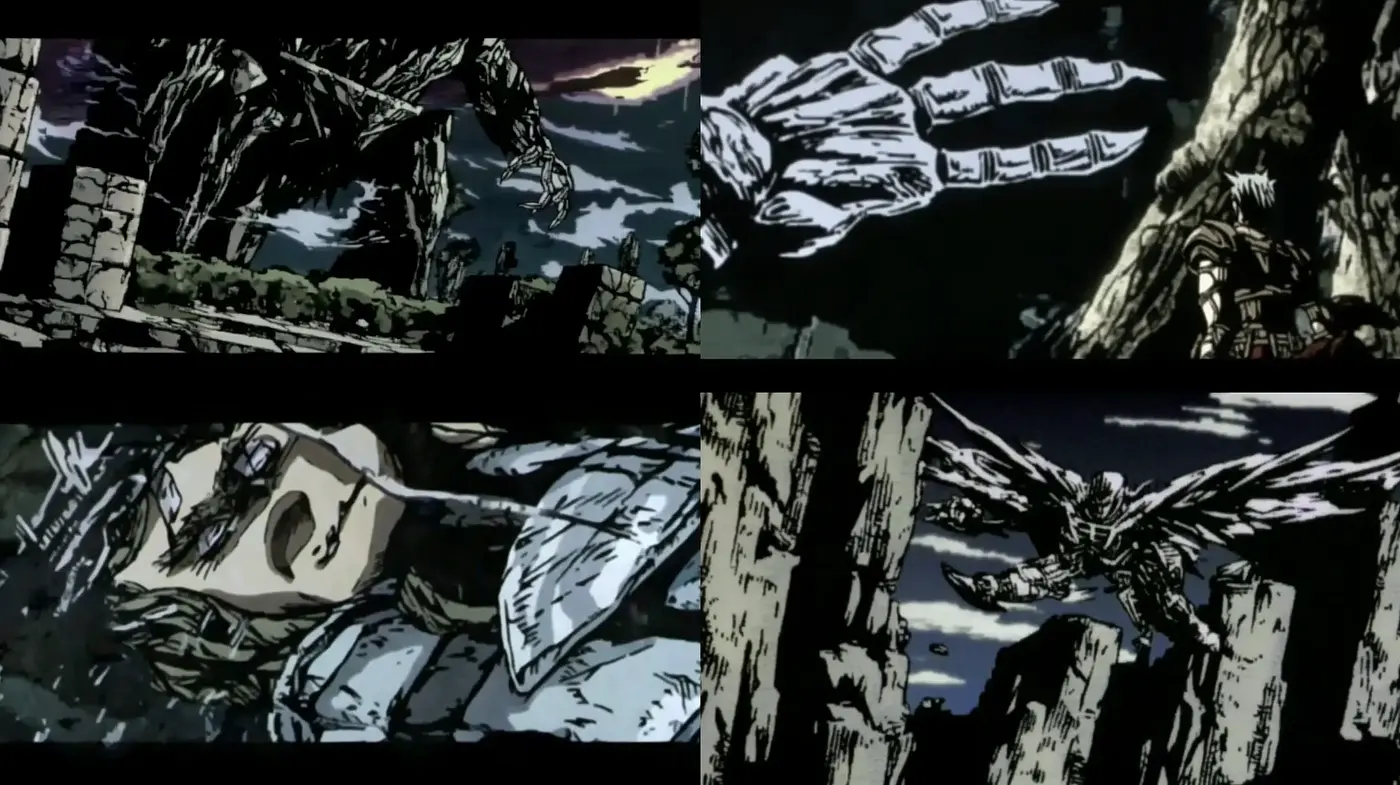 Gothic Noir Fusion with Stark Contrast and Textured Detailing - Midjourney sref style