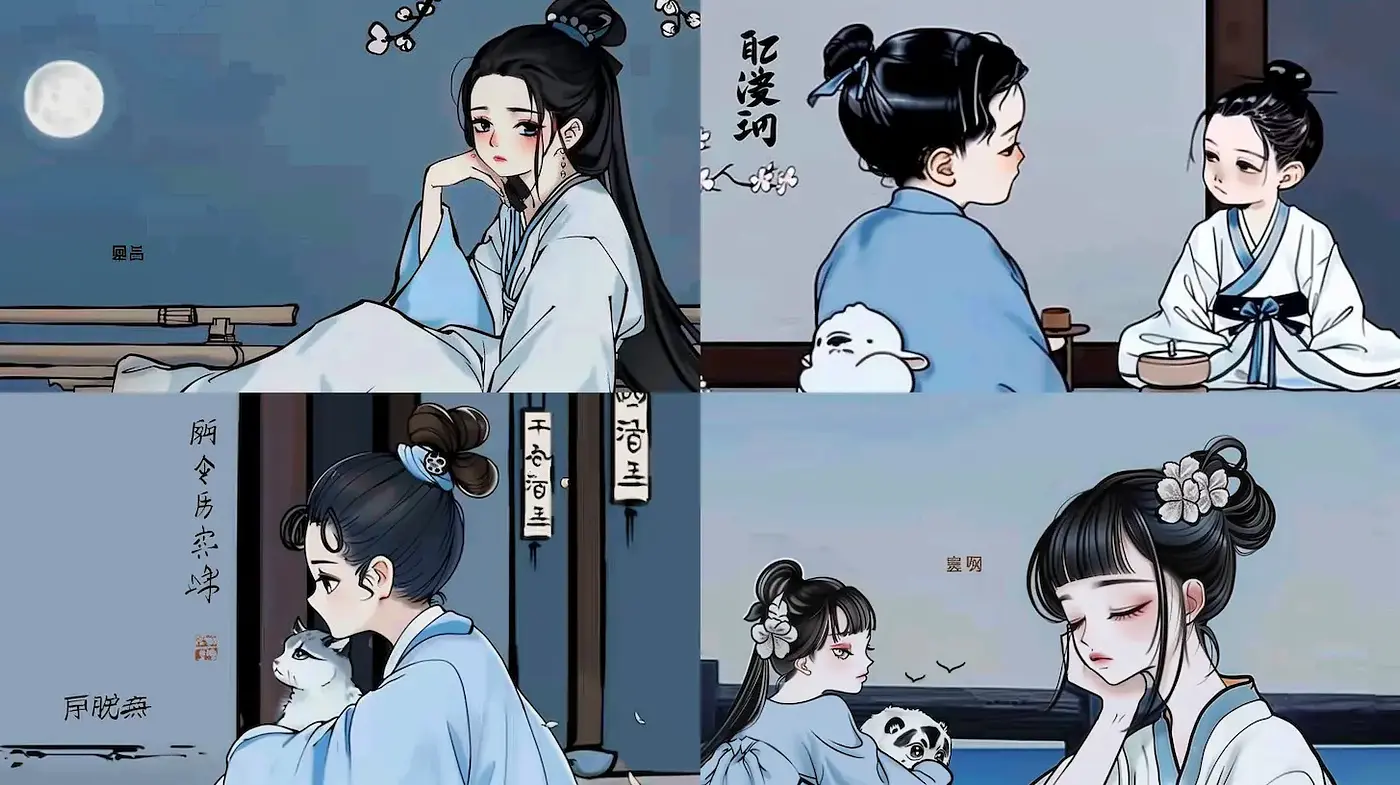 Elegant and Dreamy Aesthetic with a Touch of Nostalgia - Midjourney sref style
