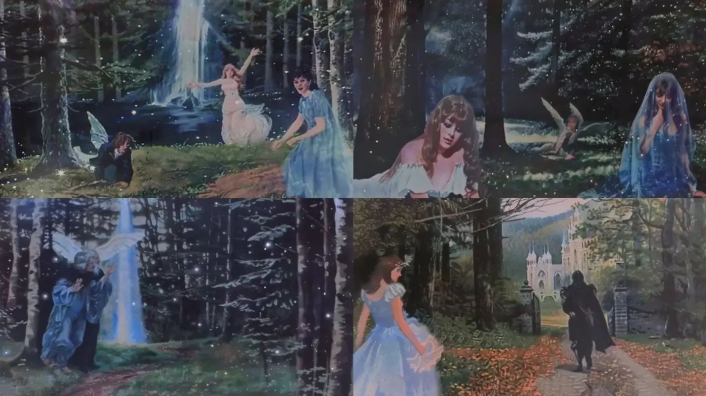 Enchanting Woodland Fantasy with Ethereal Elements - Midjourney sref style