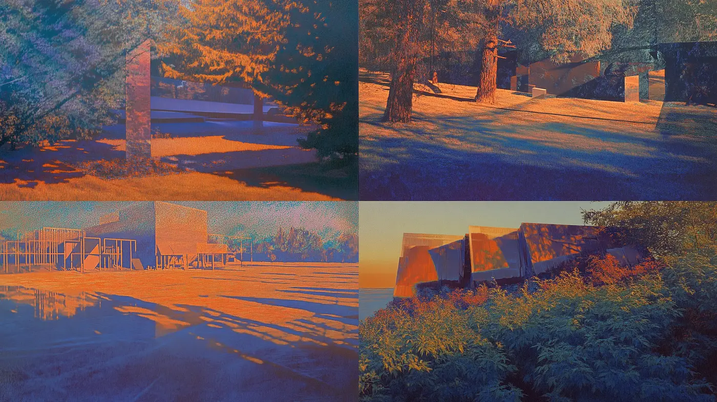 Ethereal Twilight Hues: A Fusion of Digital Impressionism and Enigmatic Shadows - Midjourney sref style