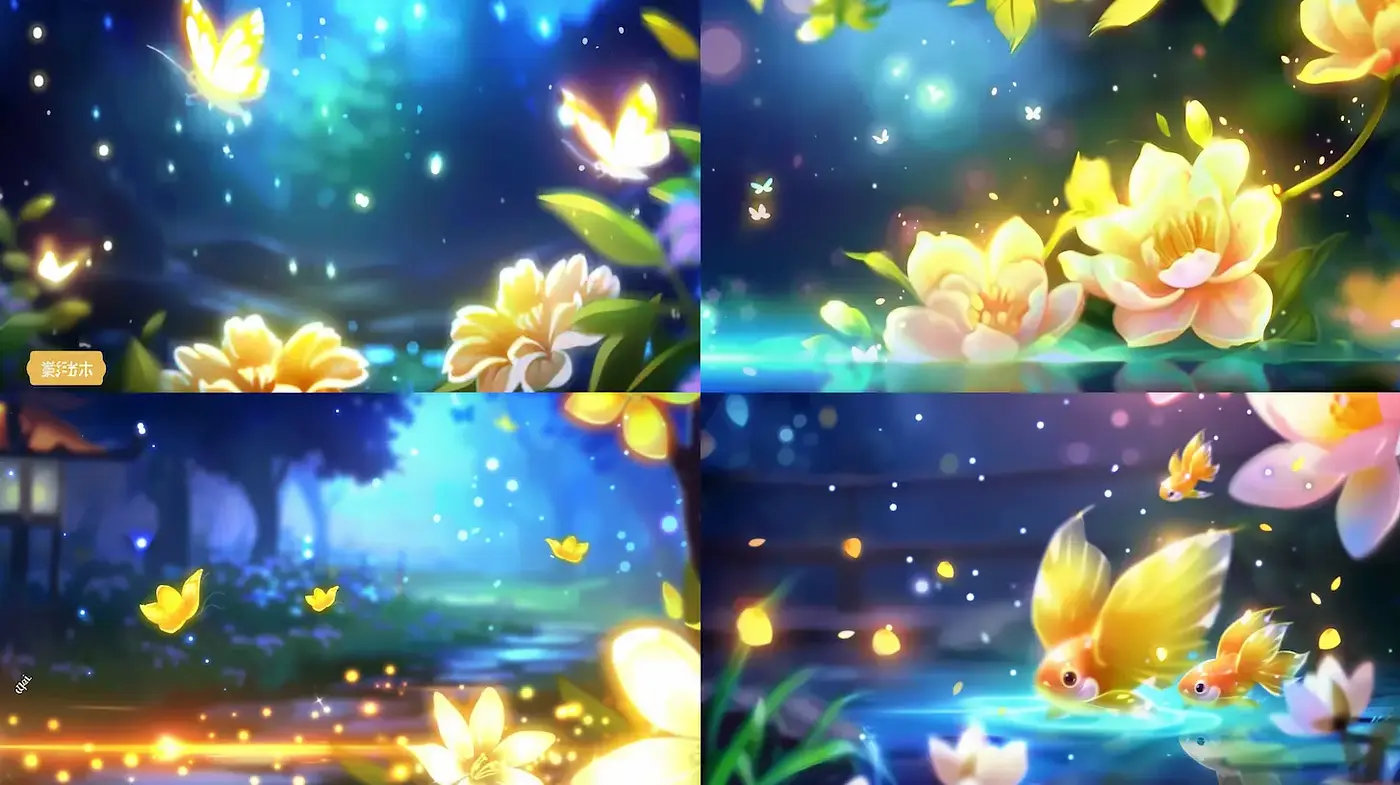 Dreamy Ethereal Landscapes with Nature and Fantasy Elements - Midjourney sref style