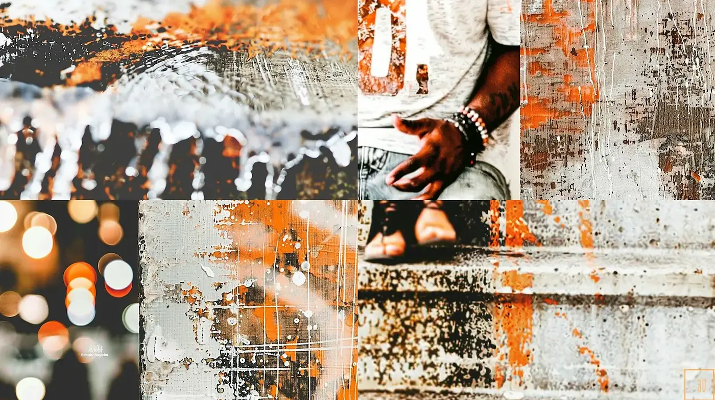 Urban Grunge Aesthetic with a Vintage Touch - Midjourney sref style