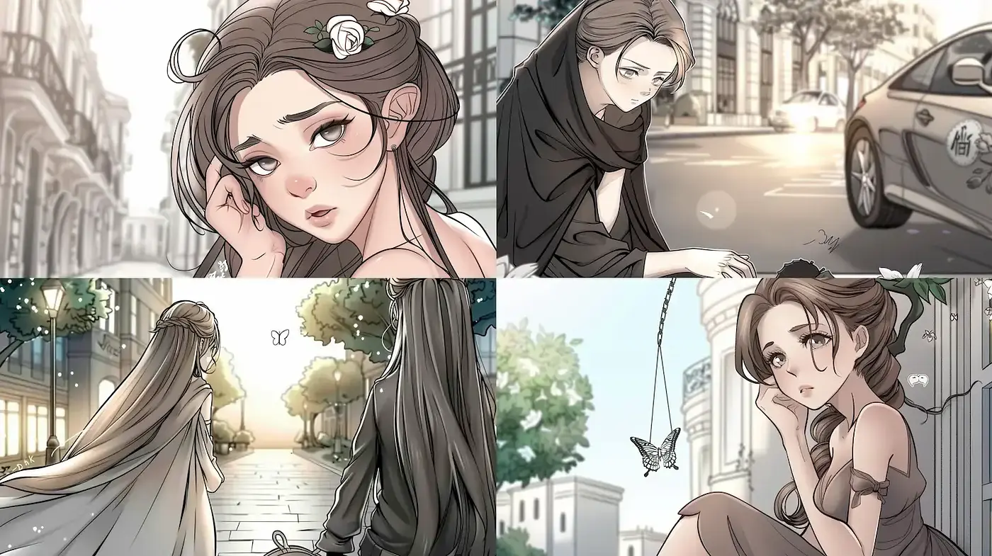 Elegant Contemporary Aesthetic with Subtle Romantic Undertones - Midjourney sref style