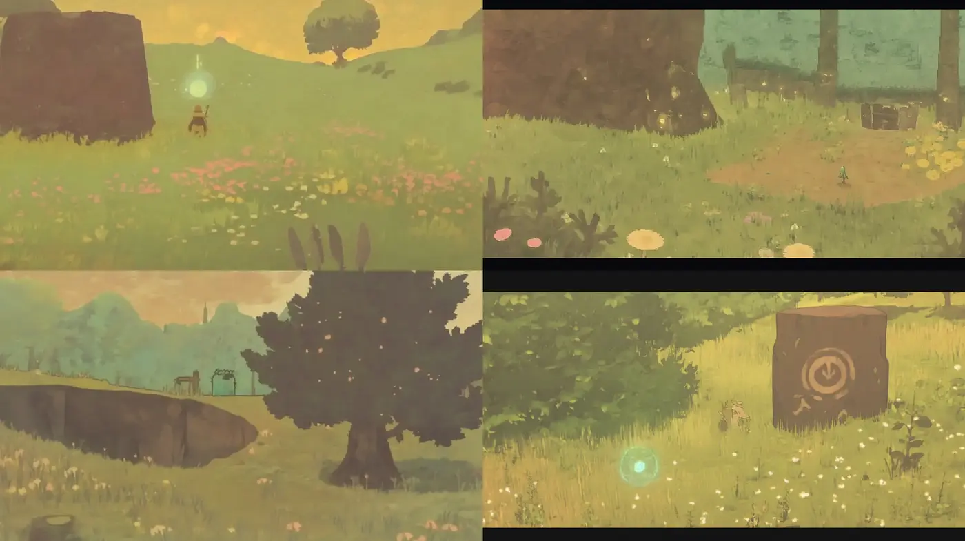 Tranquil Fields of Reverie: A Harmonious Blend of Nature and Nostalgia - Midjourney sref style