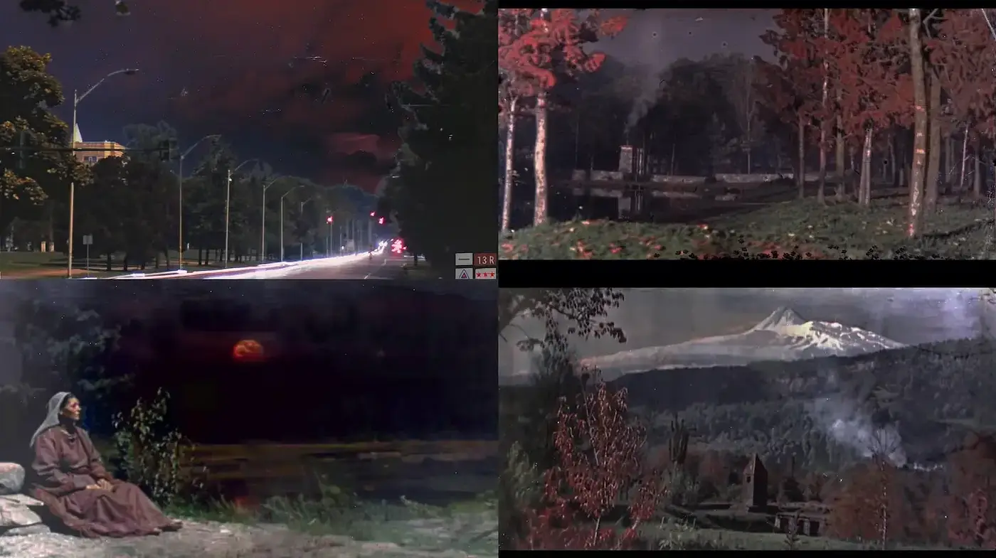 Twilight Hues and Textured Brushworks: A Consistent Artistic Oeuvre - Midjourney sref style